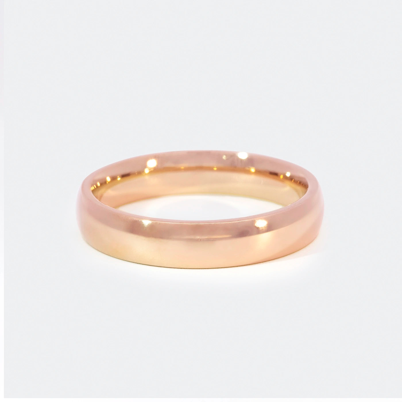 Ehering Classic M Line in Rosegold Frontansicht