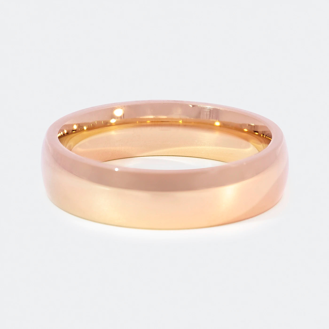 Ehering Classic XL Line in Rosegold Rueckansicht