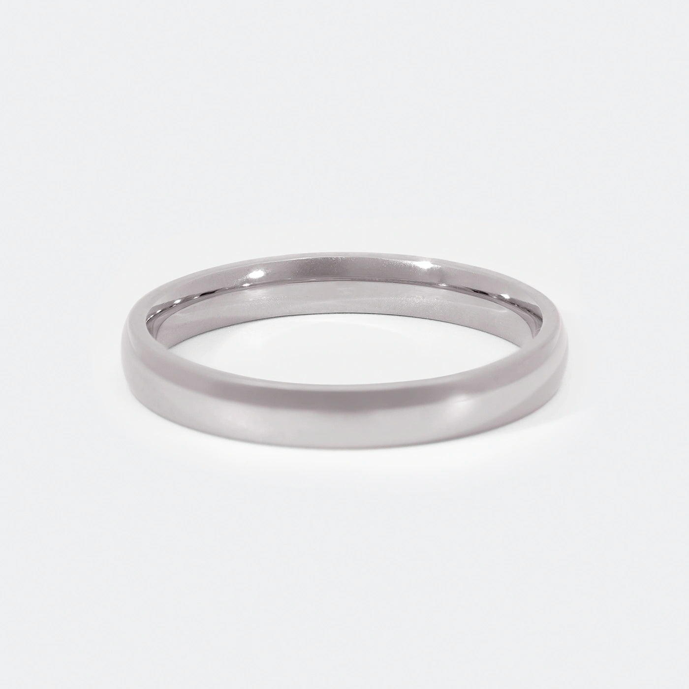 Ehering ClassicLine S Rueckansicht in Platin