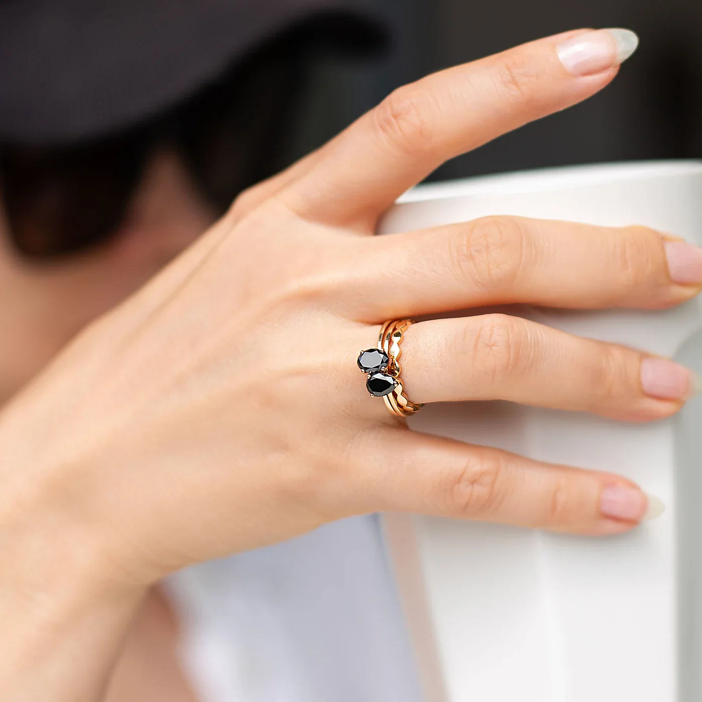 Schwarze Diamanten - Handgefertigter Schmuck von Josefine Berlin