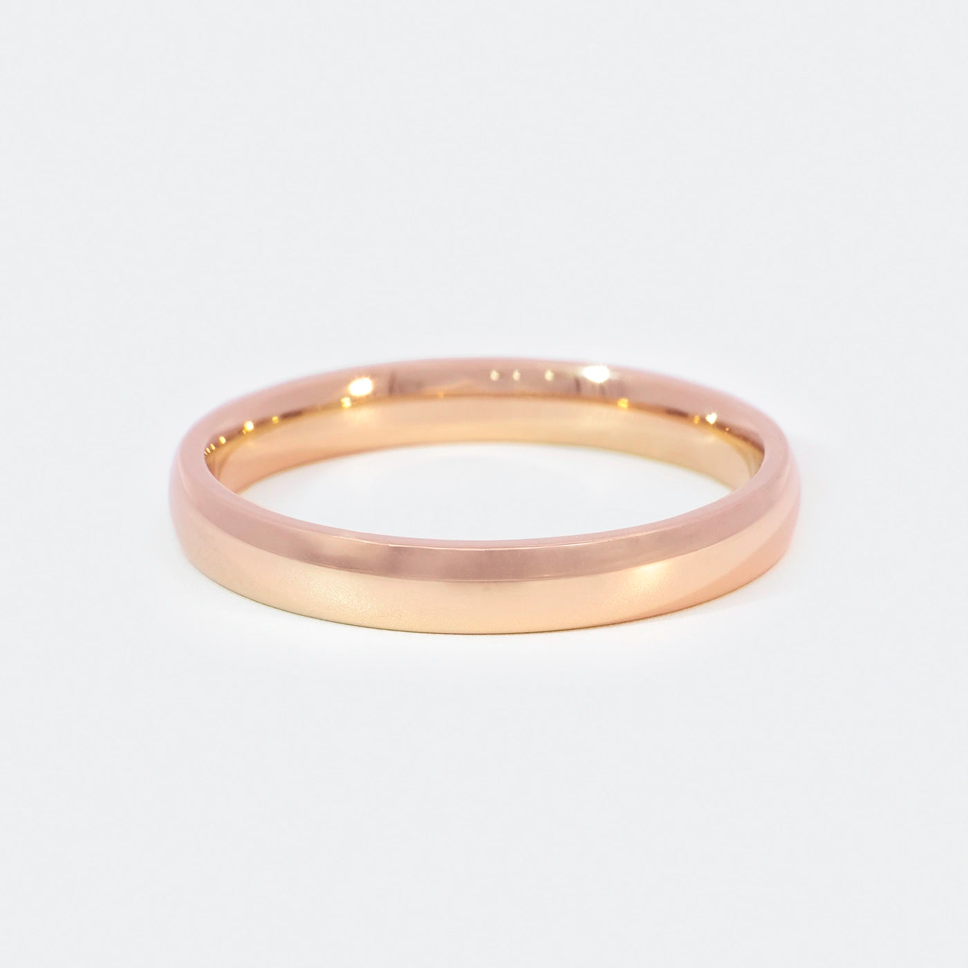 Ehering Classic S Line in Rosegold Frontansicht