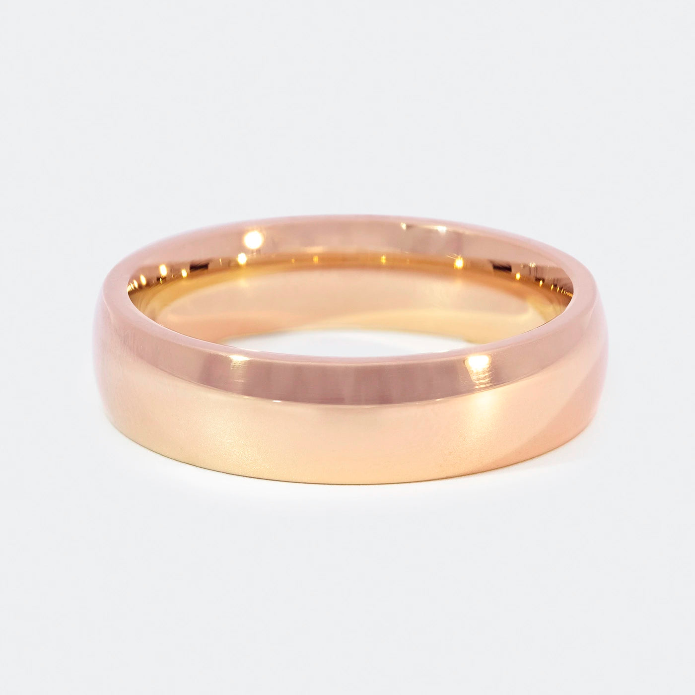 Ehering Classic XL Line in Rosegold Frontansicht