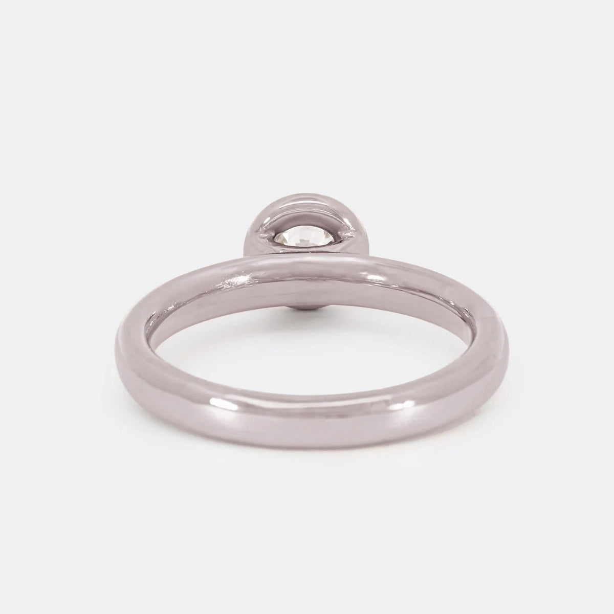 Ring Balance Brillant 0,4 ct aus 950er Platin - Rückansicht 180°